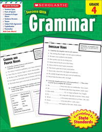 Scholastic Success With Grammar: Grade 4 Workbook