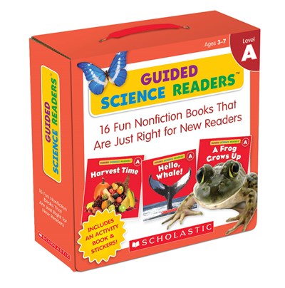 Guided Science Readers: Level A (Parent Pack) : 16 Fun Nonfiction Books That Are Just Right for New Readers