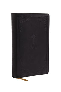 NRSV Catholic Edition Gift Bible, Black Leathersoft (Comfort Print, Holy Bible, Complete Catholic Bible, NRSV CE): Holy Bible