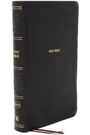 NKJV, End-of-Verse Reference Bible, Personal Size Large Print, Leathersoft, Black, Thumb Indexed, Red Letter, Comfort Print: Holy Bible, New King James Version (Large type / large print)