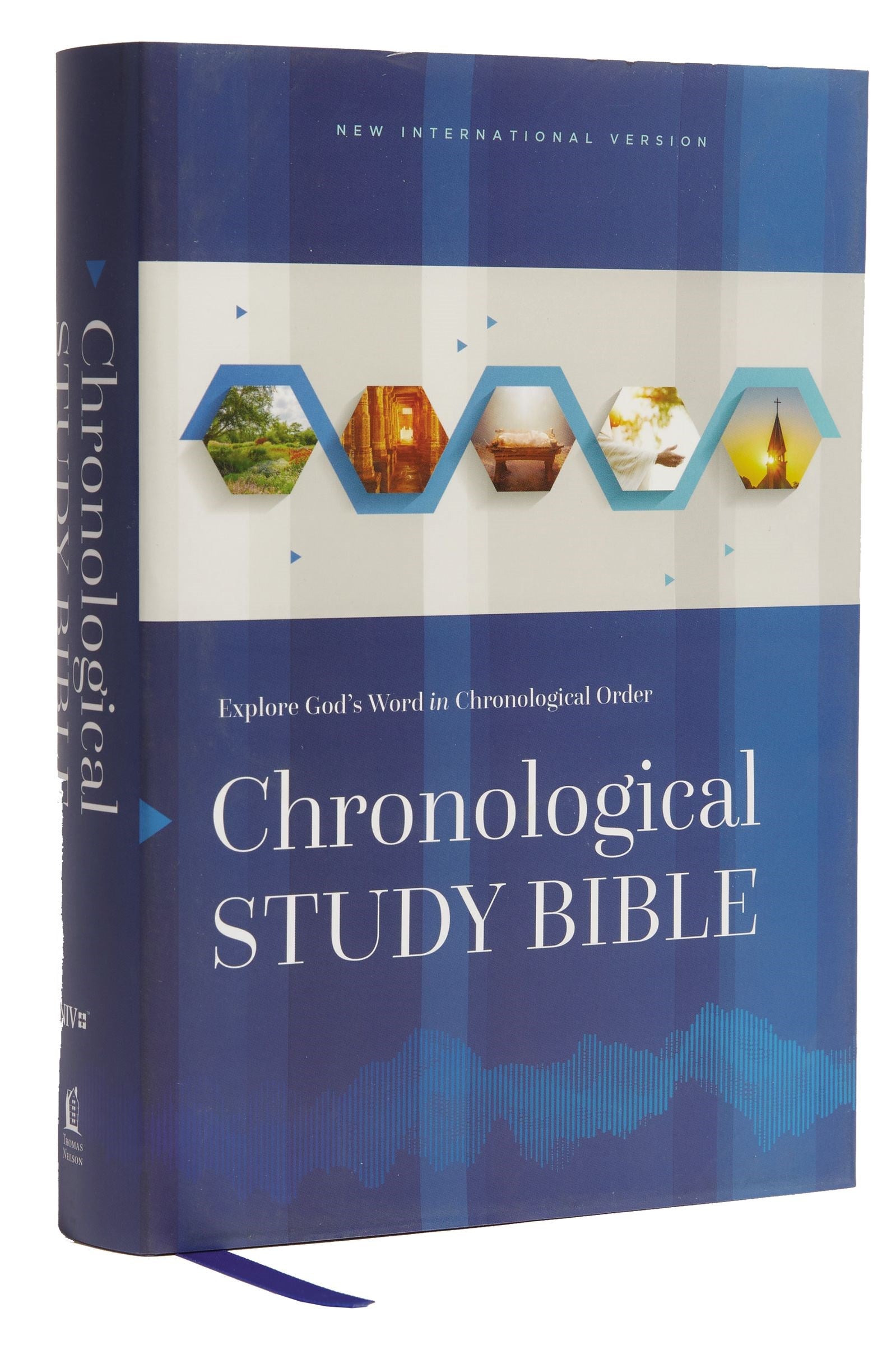 NIV, Chronological Study Bible, Hardcover, Comfort Print: Holy Bible, New International Version