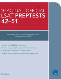 10 Actual, Official LSAT PrepTests 42-51: (PrepTests 42–51)