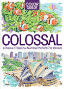 Color Quest: Colossal : The Ultimate Color-by-Number Challenge