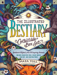 The Illustrated Bestiary Collectible Box Set: Guidance and Rituals from 36 Inspiring Animals; Includes Hardcover Book, Deluxe Oracle Card Set, and Carrying Pouch