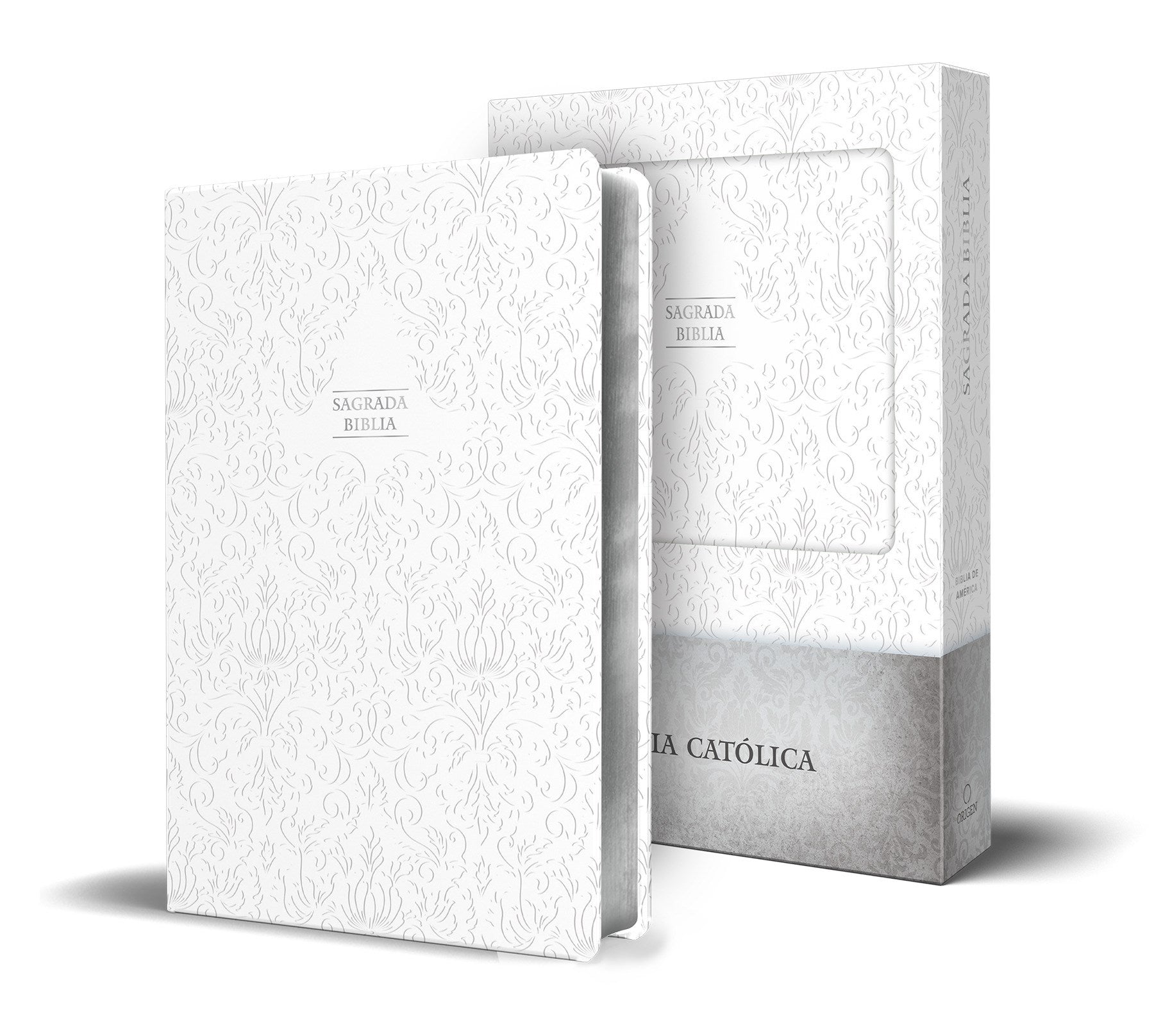 Biblia Católica en español. Boda, bautizo, primera comunión, confirmación y cumpleaños. Caja blanca regalo / Catholic Bible. Spanish-Language, Leathersoft,