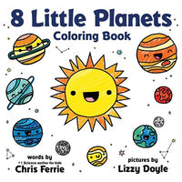 8 Little Planets Coloring Book