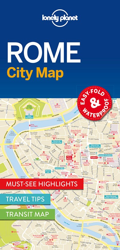 Lonely Planet Rome City Map 1